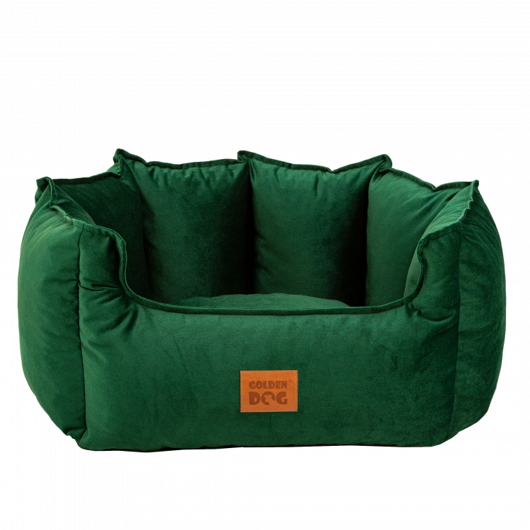 Pelech Golden Dog - Crown LUX XL 92 x 70 x 40cm- zelený